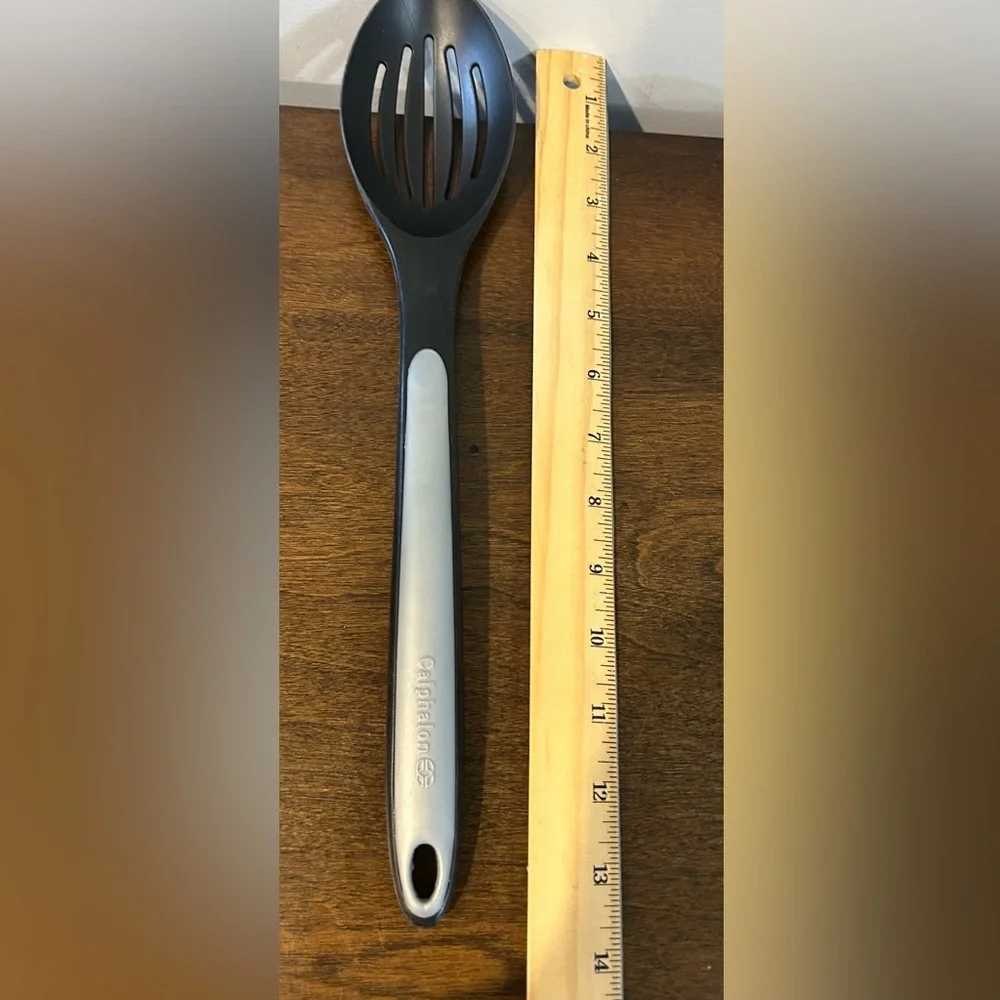 Calphalon Black & Gray 13.5 Inch Nylon Plastic Slotted Serving Spoon Read Detail